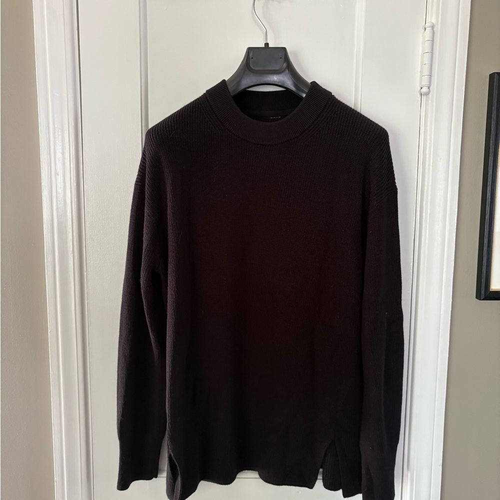lululemon athletica Black Crew Neck Sweater